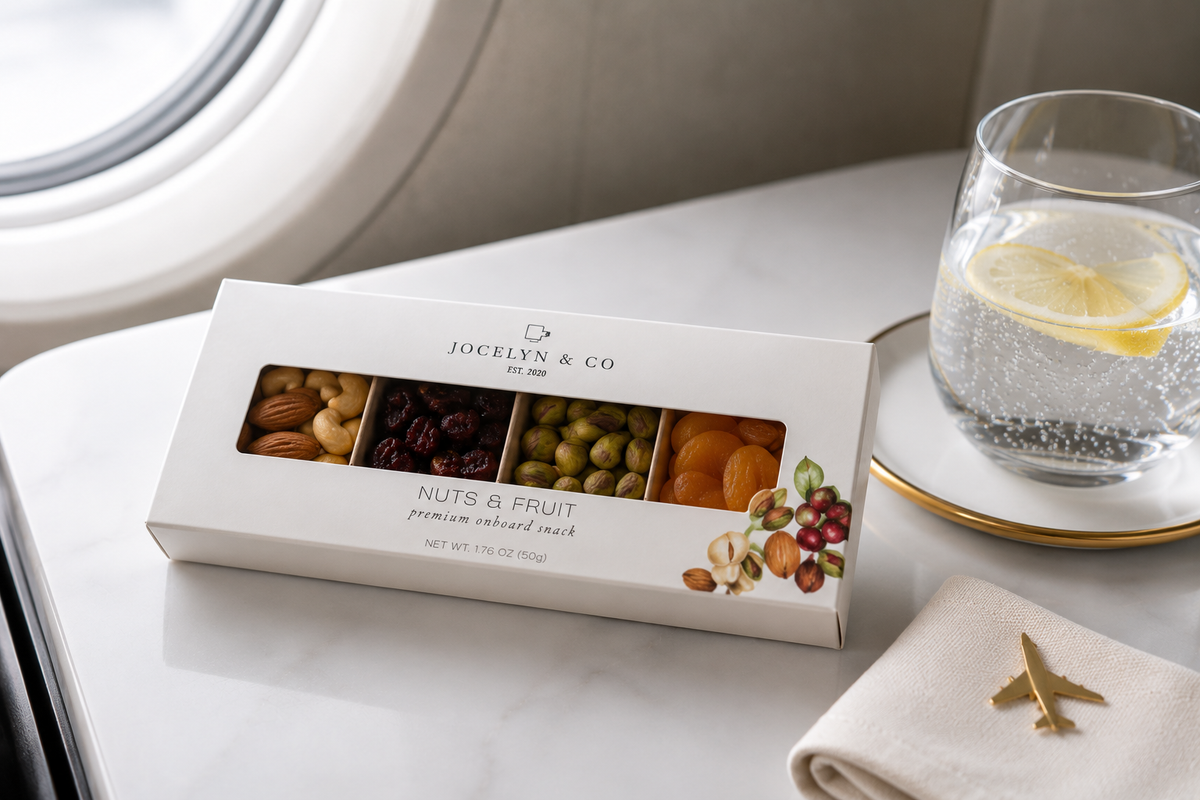 Onboard food amenities for private aviation
