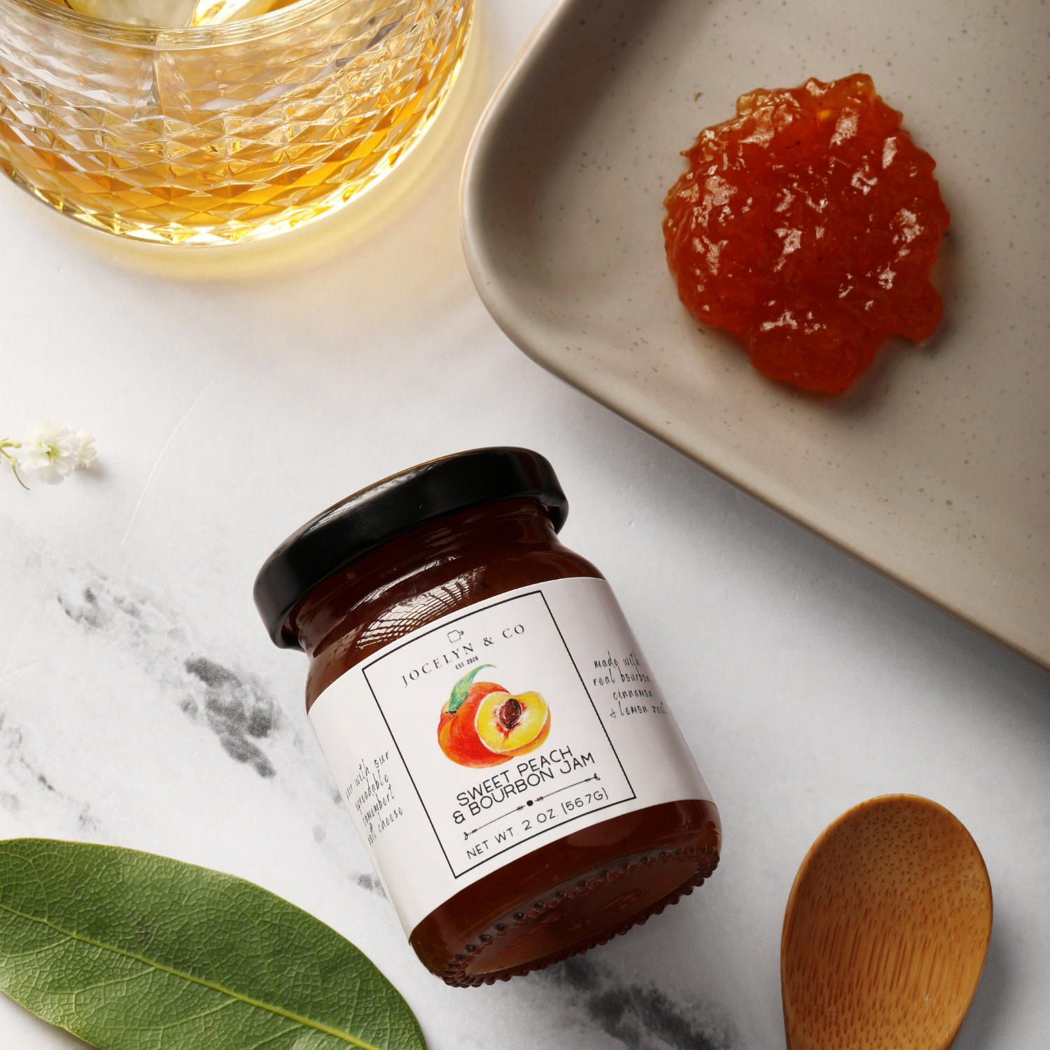 Peach Bourbon Jam