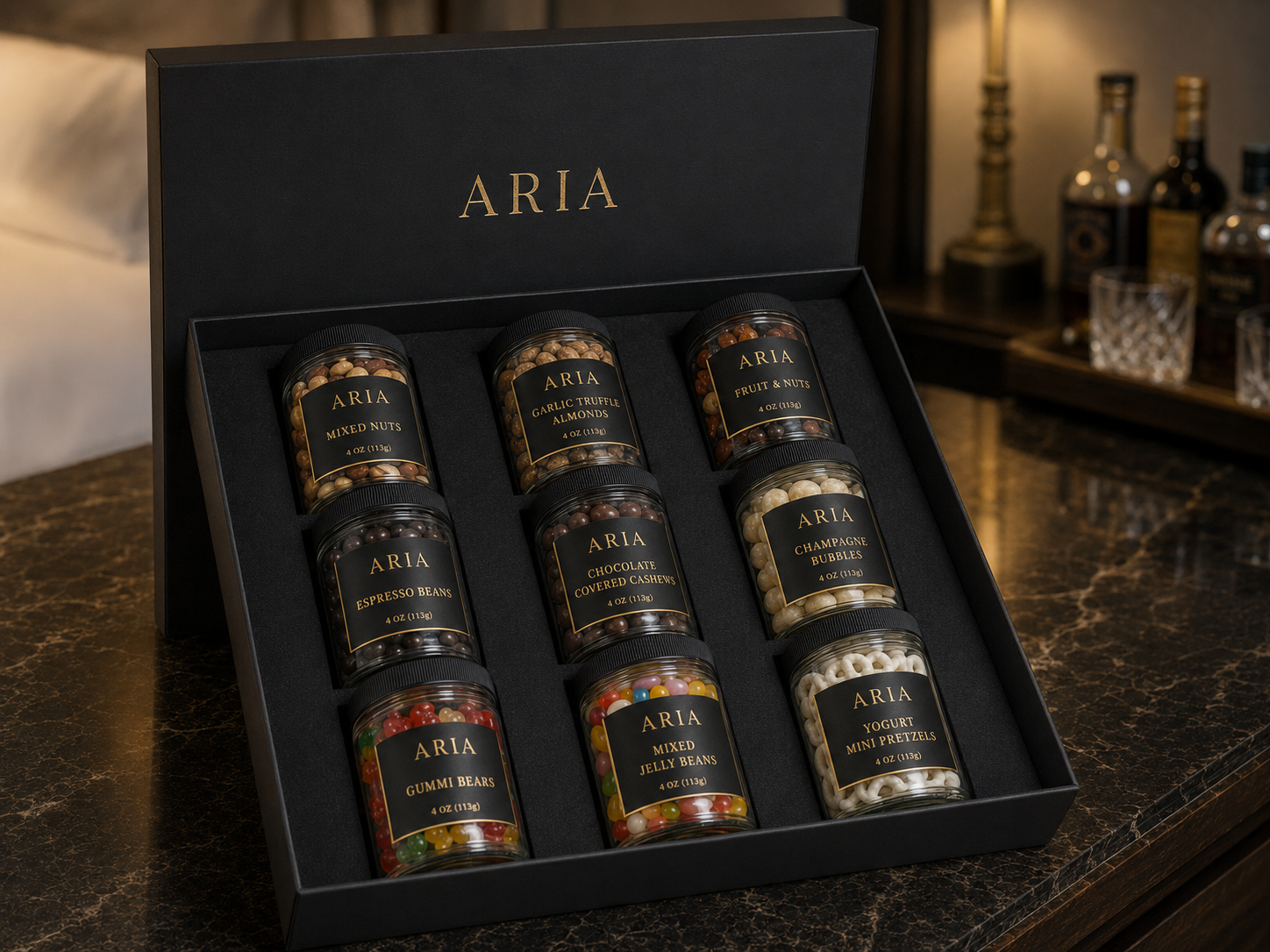Curated hotel market product assortment