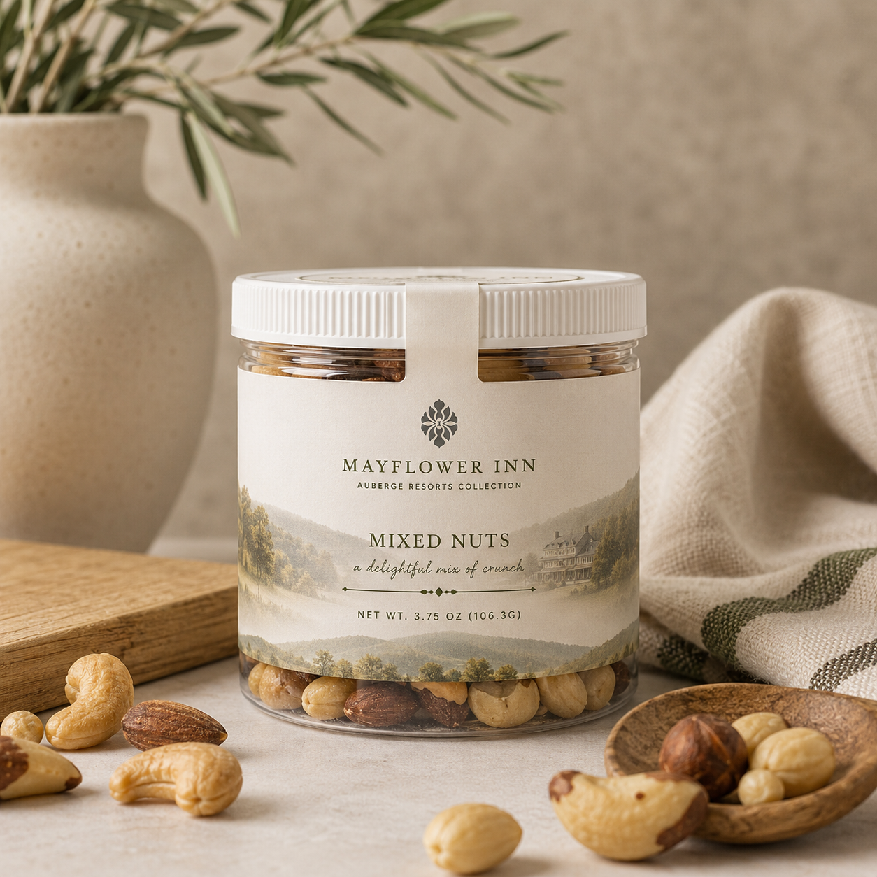 Curated hospitality amenity presentation