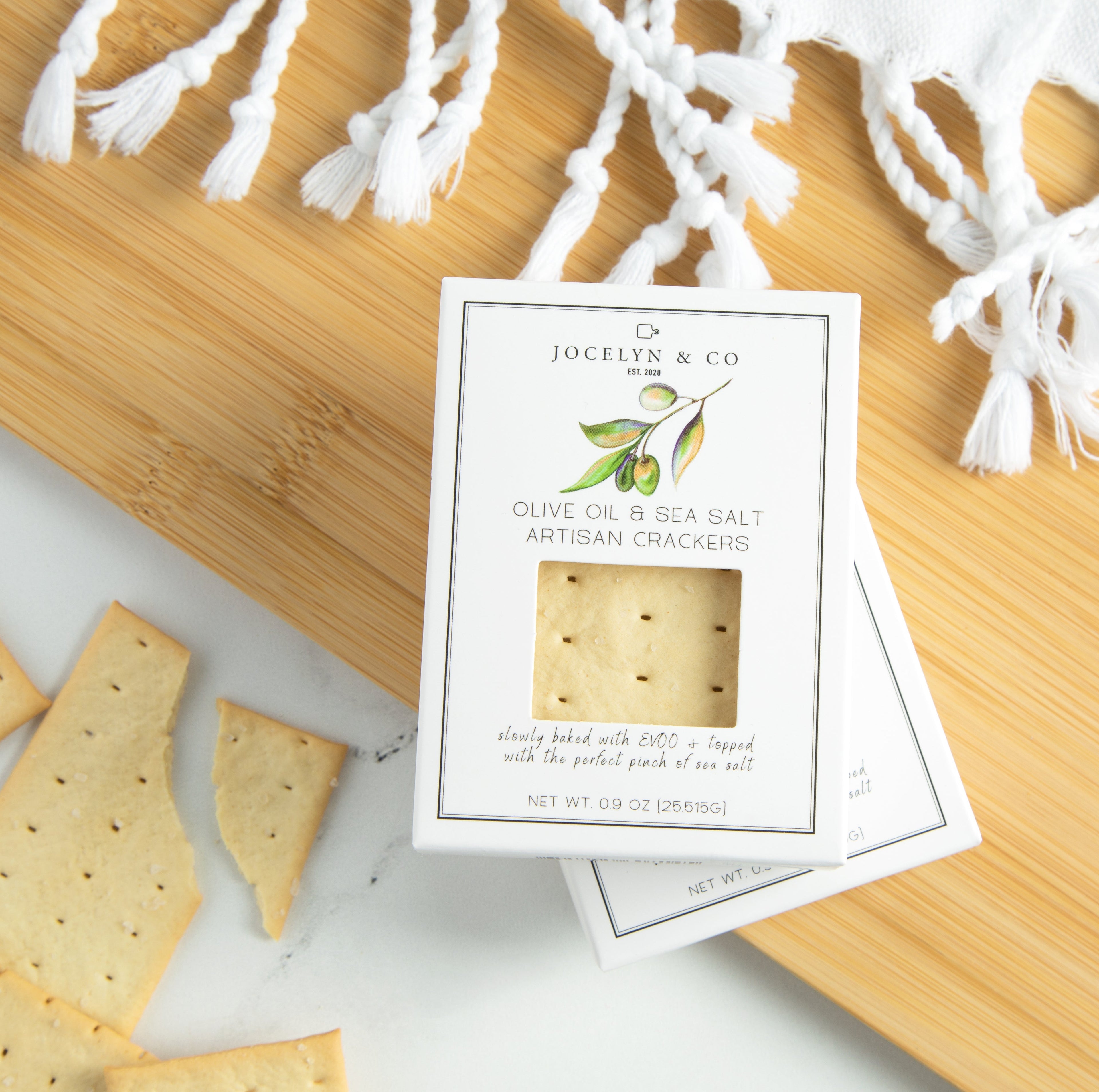 Olive Oil and Sea Salt Mini Crackers