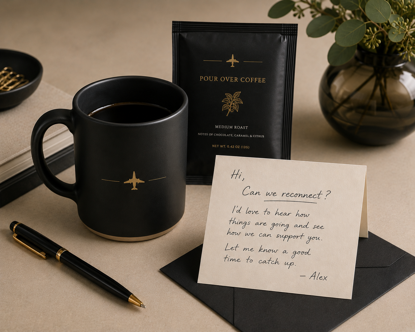 Coffee and conversation gift set
