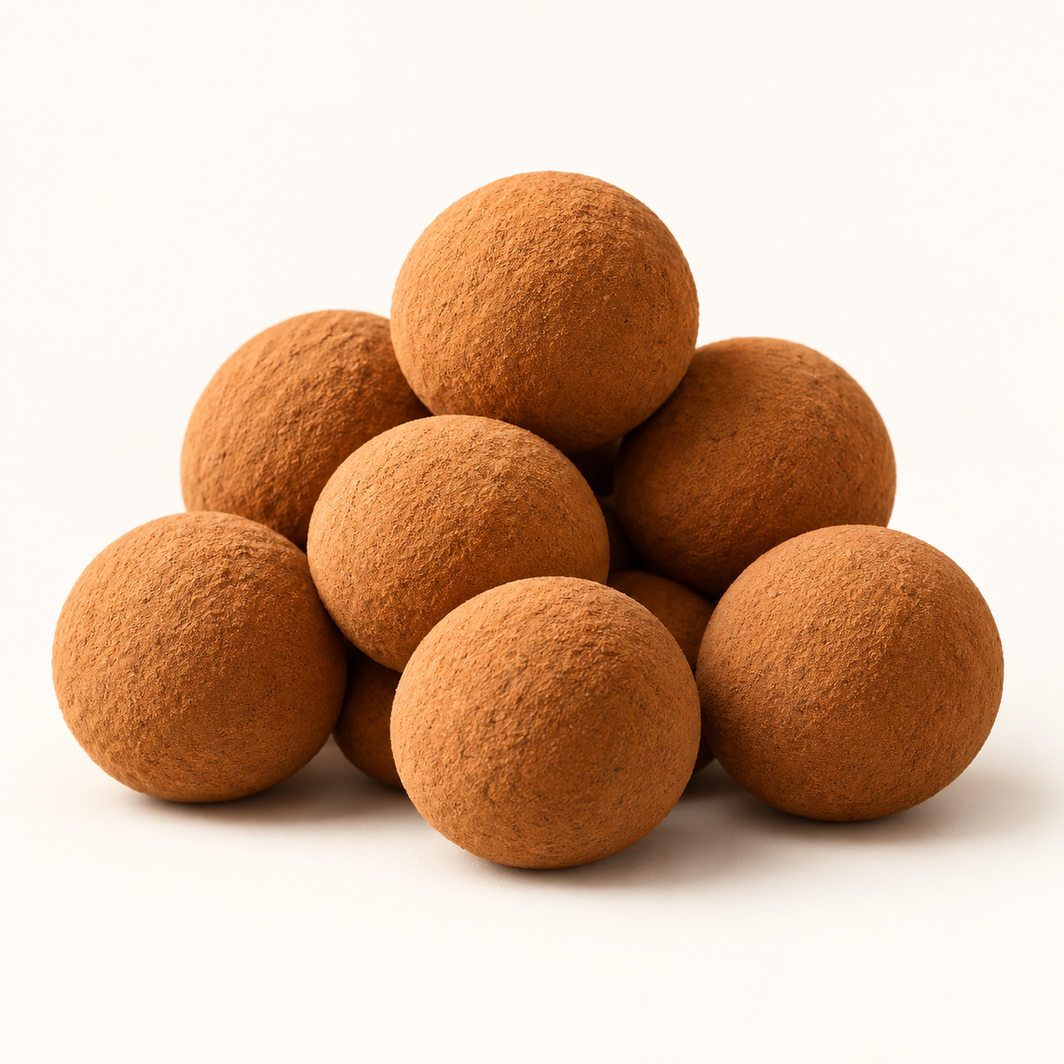 Cocoa Cappuccino Cordials, styled on warm ivory