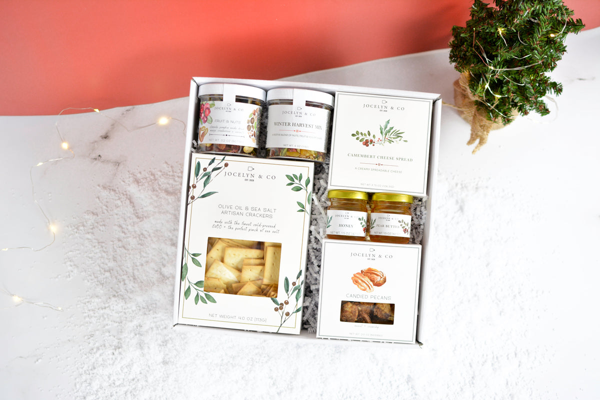 Jocelyn & Co. Holiday Artisan Charcuterie Gift Box — gift box or crate
