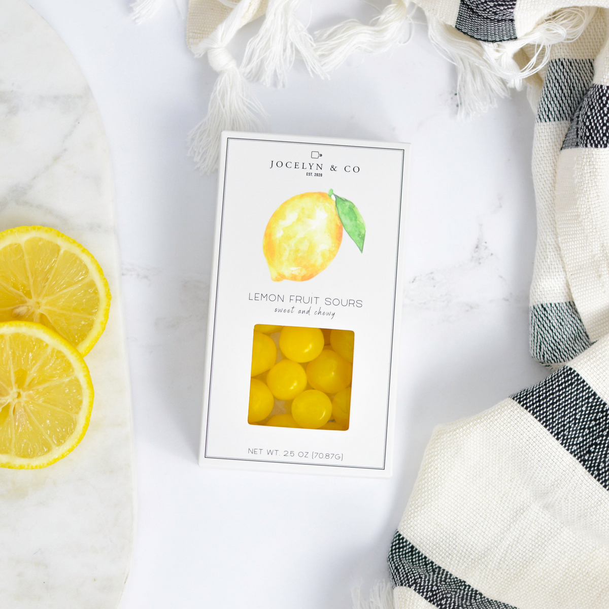 Jocelyn & Co. Lemon Sours — rectangular box
