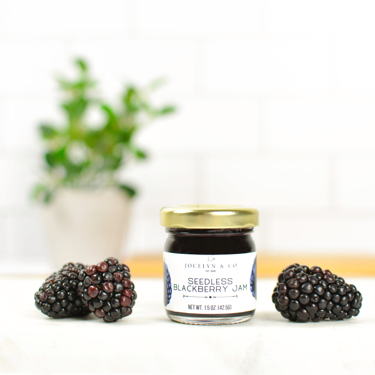 Jocelyn & Co. Seedless Blackberry Jam — jar