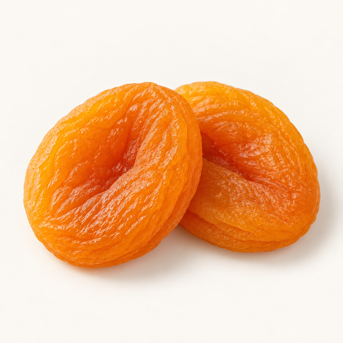 Mediterranean Apricots, styled as a small pile on warm ivory