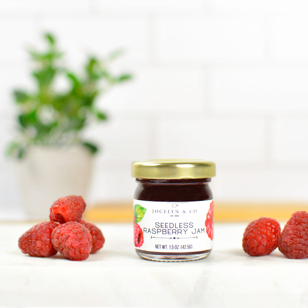 Jocelyn & Co. Red Raspberry Jam — jar