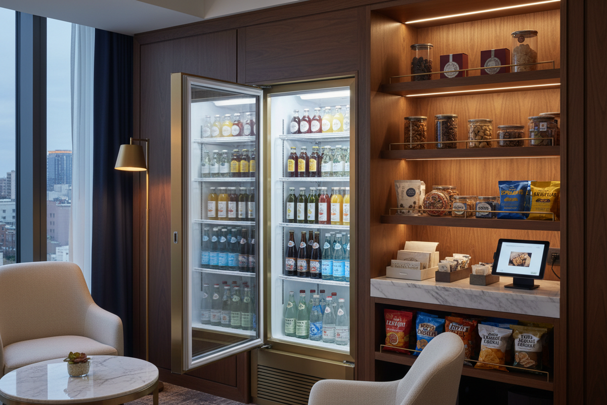 Hotel marketplace food and beverage experience